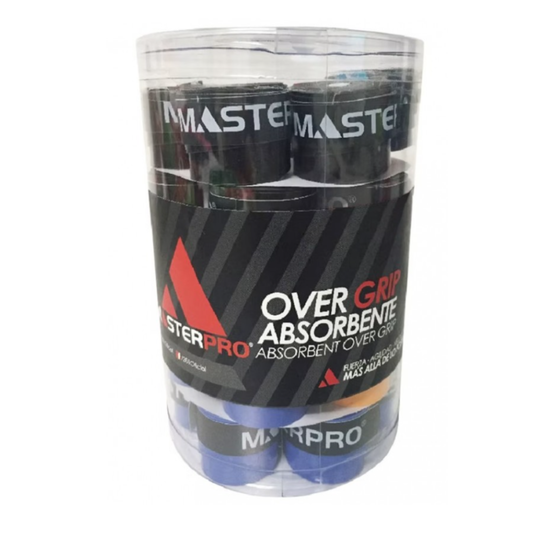 Overgrip Frontenis Tenis Master Pro Absorbente Mixto Tubo (C/30)
