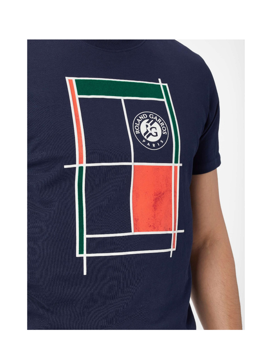 Playera Deportiva T-shirt Roland Garros Algodón Peinado Rafa