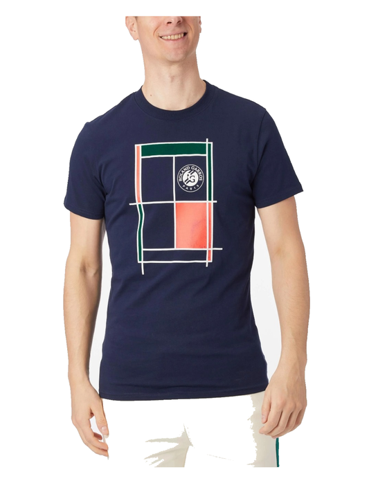 Playera Deportiva T-shirt Roland Garros Algodón Peinado Rafa