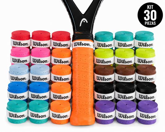 Overgrip Grip Perforado Raqueta Tenis ,squash Padel Paquete 30 piezas