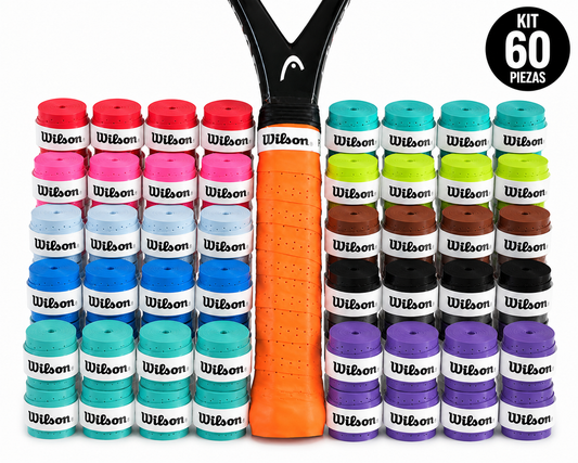 Overgrip Grip Perforado Raqueta Tenis ,squash Padel Paquete 60 piezas