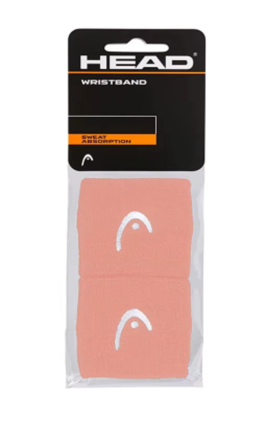 Par de Muñequeras Deportiva Absorbe Sudor Tenista Squash Padel Rosa