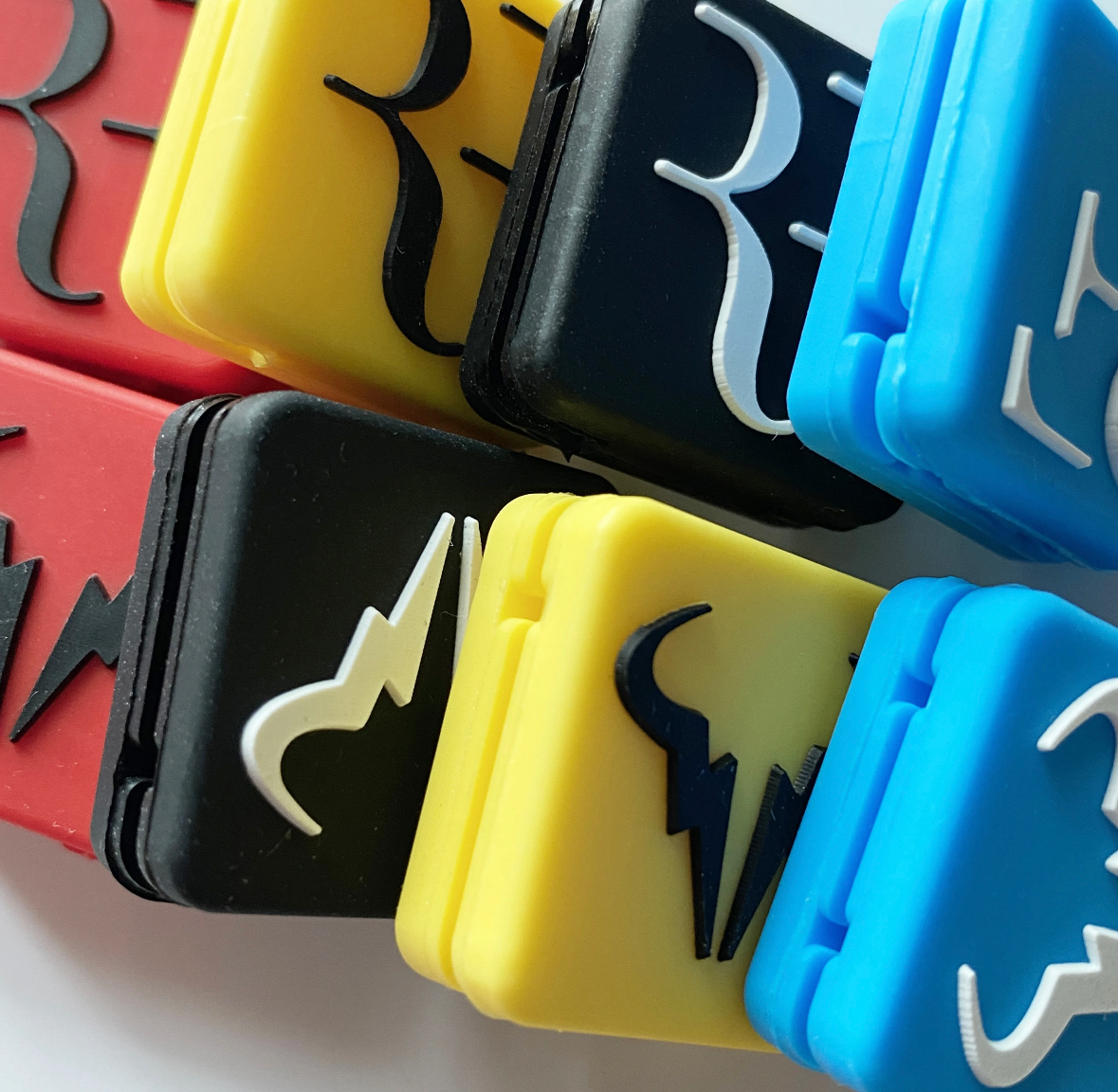 Antivibradores Para Raqueta Tenis Frontenis  Rf Y Nadal Paquete 10 piezas