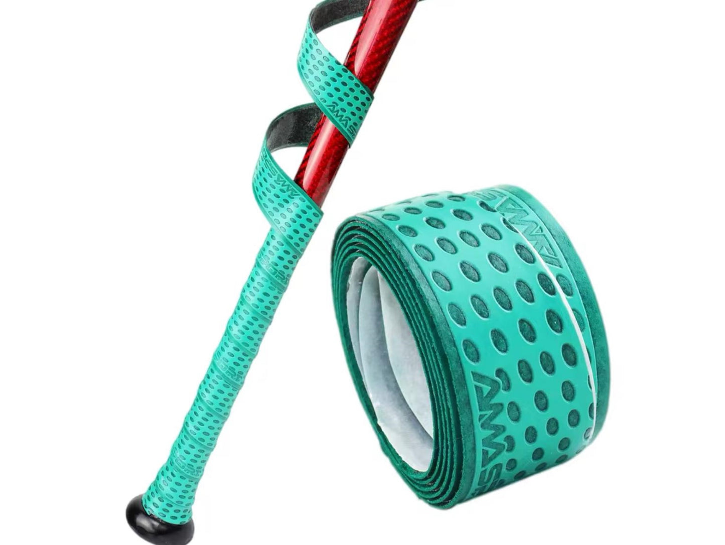 Grip Bat Cinta Agarre - Bat Tape Beisbol Verde Fuerte