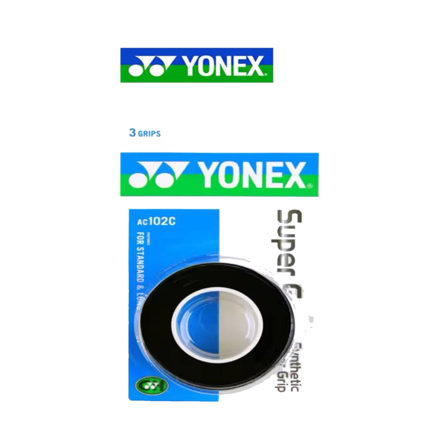 Grip Yonex Raqueta Pack Rollo Tenis Padel Squash Frontenis Blanco