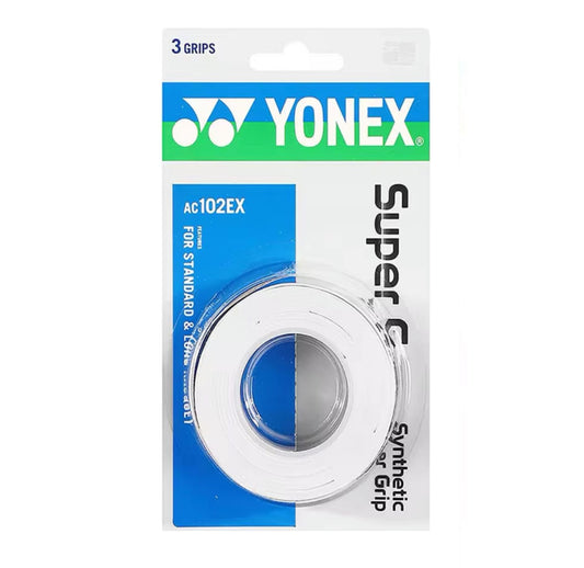 Grip Yonex Raqueta Pack Rollo Tenis Padel Squash Frontenis Blanco