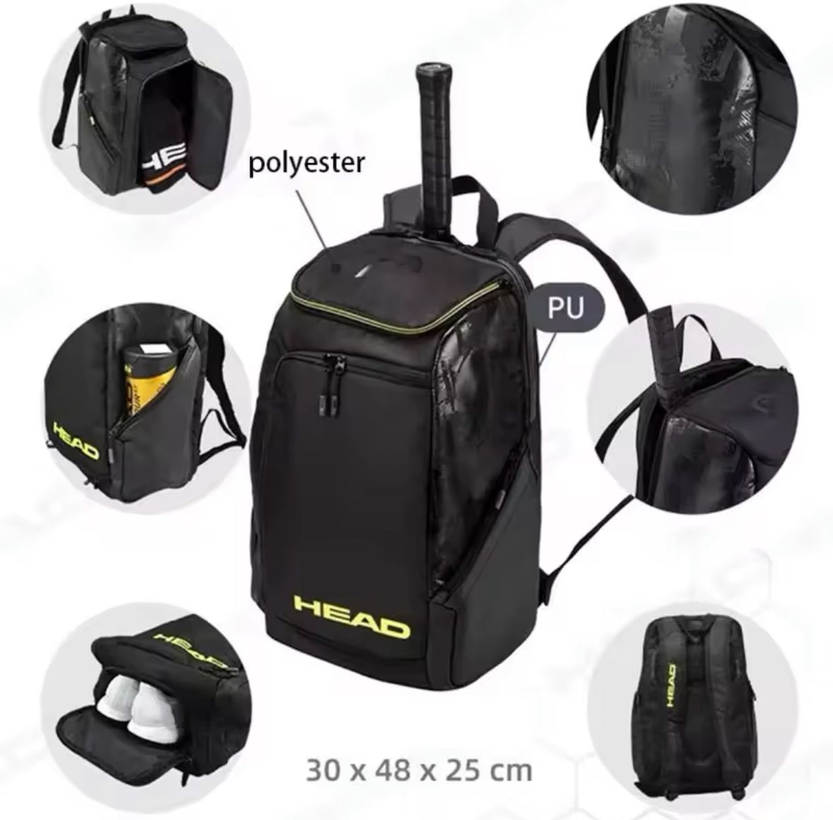 Backpack Mochila Head Extreme Raquetero Raqueta Porta Tenis
