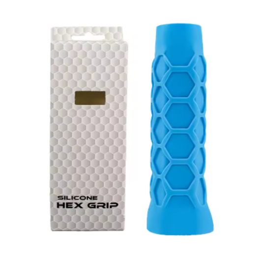 Grip Silicon Raqueta Pala Padel Pickleball Hex Grip Azul