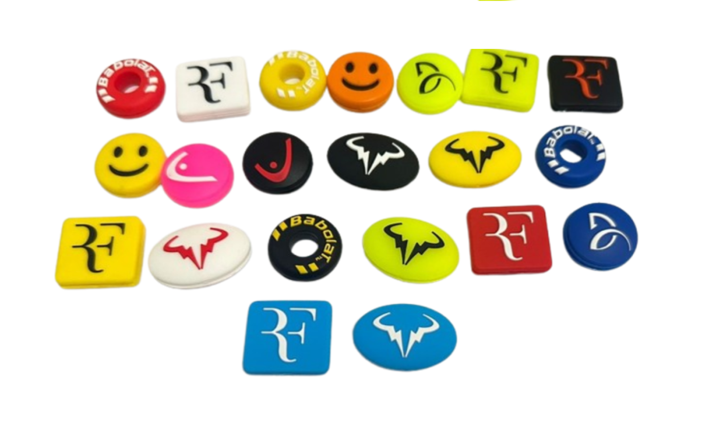 Antivibradores Para Raqueta Tenis Frontenis  Paquete 10 piezas Surtidos