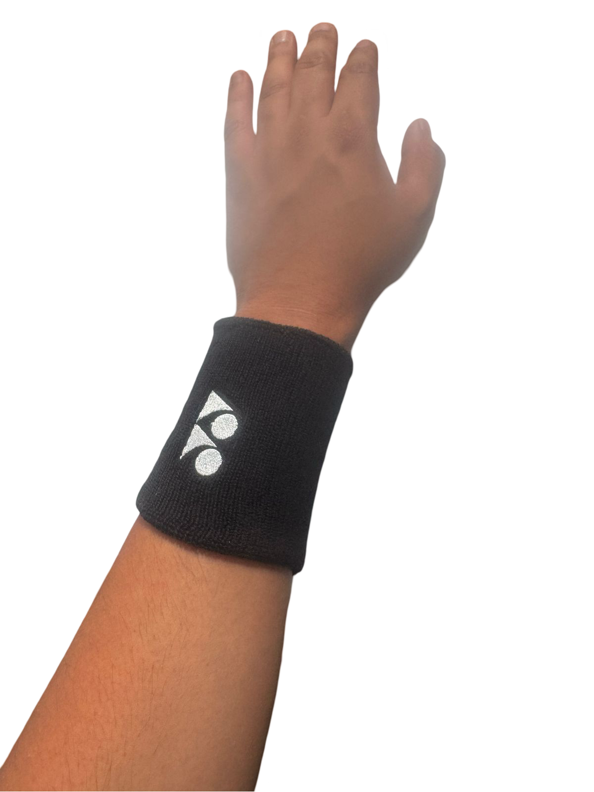 Muñequera Yonex Wrist Band Antibacterial 1 Pieza Sudor Negra